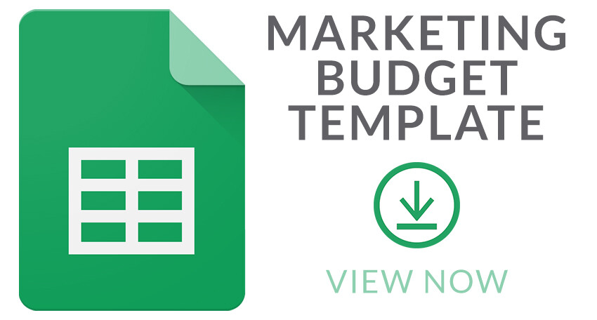 Marketing budget template